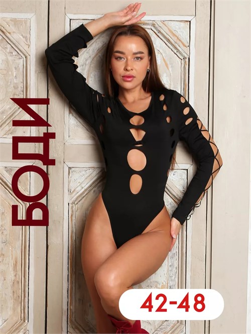 Боди для танцев и повседневной носки body-maria-black