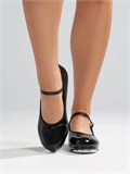 Туфли для степа чечетки лаковые Tufli-Step-Black