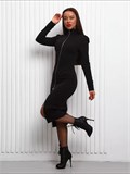Платье карандаш обтягивающее с молнией SeDress-molnia-black