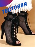 HIGH HEELS обувь туфли хилсы для танцев женские - каблук 9см ZZBelt-heels-black