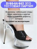 Стрипы единички босоножки обувь для pole dance танцев ZZBosson-prozr-black