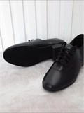 Туфли танцевальные обувь для бальных танцев латина Lat-manmatte2-black