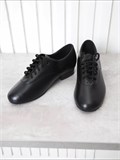 Туфли танцевальные обувь для бальных танцев латина Lat-manmatte2-black