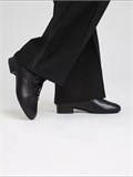 Туфли танцевальные обувь для бальных танцев латина Lat-manmatte2-black