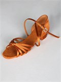 Туфли для бальных танцев для девочек латина Samba-dance-brown