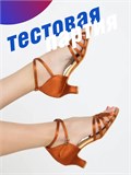 Туфли танцевальные обувь для бальных танцев латина женские ZZLatina-woman-brown