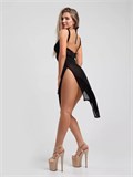 платье сетка пляжное и для танцев high heels Se-Dress-playg-black