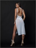 платье сетка пляжное и для танцев high heels Se-Dress-playg-white