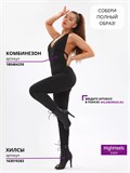 Комбинезон для танцев high heels и фитнеса SeKomb-sport-black