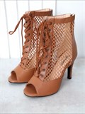 Хиллс туфли для танцев на каблуке 9,5 см SeMary-heels-brown