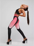 Леггинсы для танцев и спорта SeLegincy-strip-red