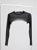 Топ болеро прозрачный SeTop-korotky-black