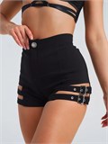 Шорты утягивающие для танцев SeShorty-zastegka-black