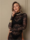 Платье прозрачное из кружева длинное SeDress-gipurlong-black