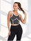 Топ спортивный с чашками майка Top-sport-grey