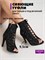 HIGH HEELS туфли для танцев хилсы блестящие Shine10-heels-black
