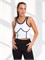 Топ спортивный с чашками короткий Top-sport-white
