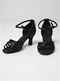 Туфли для танцев латина Samba7-woman-black