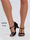 Туфли для танцев латина Latina-koga5-black