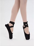 Пуанты для балета черные Puanty-black