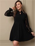 Платье вечернее черное короткое SeDress-party-black